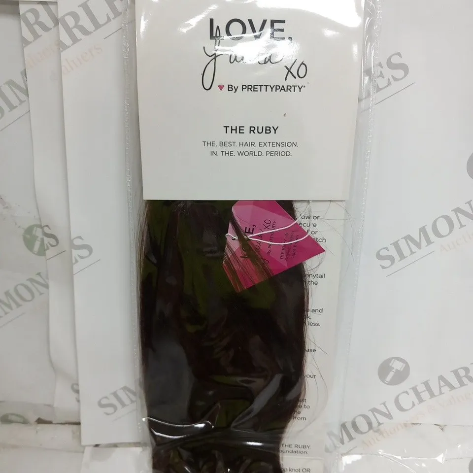 LOVE LAURA BY PRETTY PARTY THE RUBY LIGHT BROWN HAIR EXTENSION