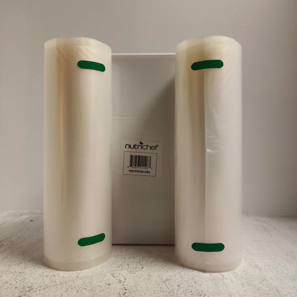 NUTRICHEF PRTPKVS14RL UNIVERSAL VACUUM SEALING BAGS (2 ROLLS)