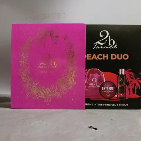 2BTANNED TAN ACCELERATOR PEACH DUO