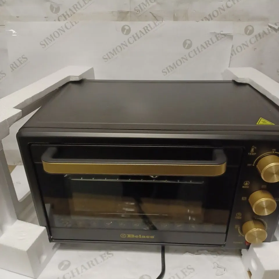 BELACO TOASTER OVEN TABLETOP COOKING BAKING PORTABLE OVEN ROTISEERIE