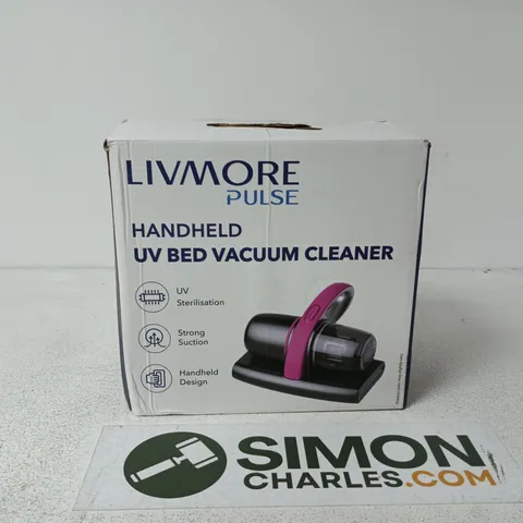 LIVMORE PULSE HANDHELD UV BED VACUUM CLEANER