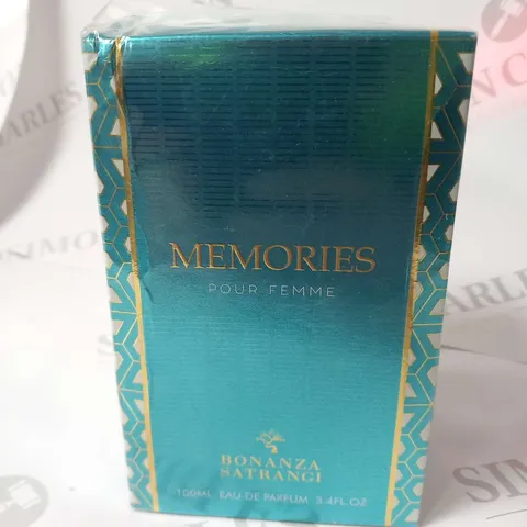 BOXED AND SEALED MEMORIES POUR FEMME BONANZA SATRANGI EAU DE PARFUM 100ML