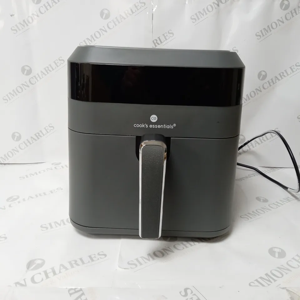 COOK'S ESSENTIALS 5.8L AIR FRYER IN SLATE GREY