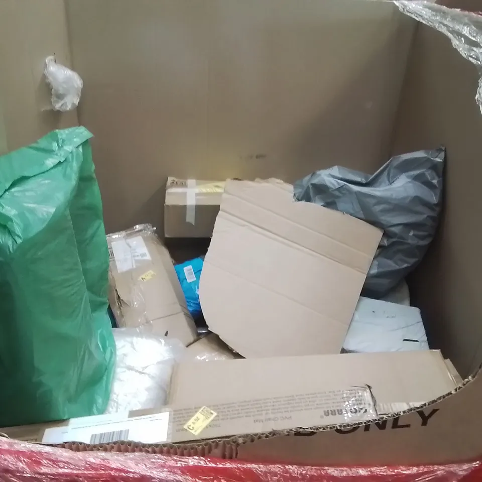 PALLET OF ASSORTED HOUSEHOLD GOODS AND PRODUCTS TO INCLUDE;SUITCASE,POST,SPRINKLER