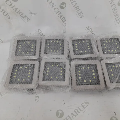 BELL AND HOWELL SET OF 8 SQUARE SWIVEL DISK LIGHTS