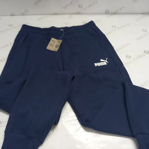 PUMA SLIM FIT NAVY JOGGERS - EU L