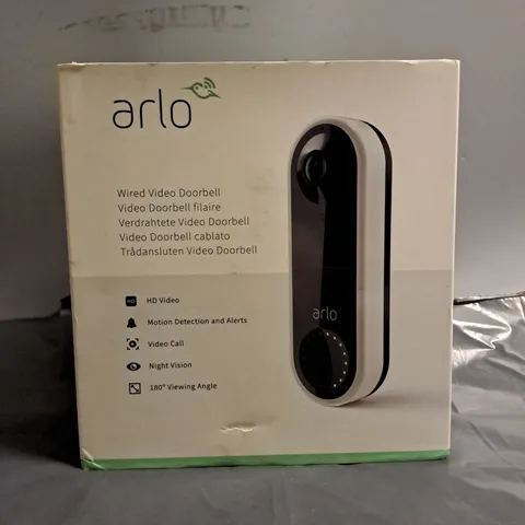 BOXED ARLO WIRED VIDEO DOOR BELL