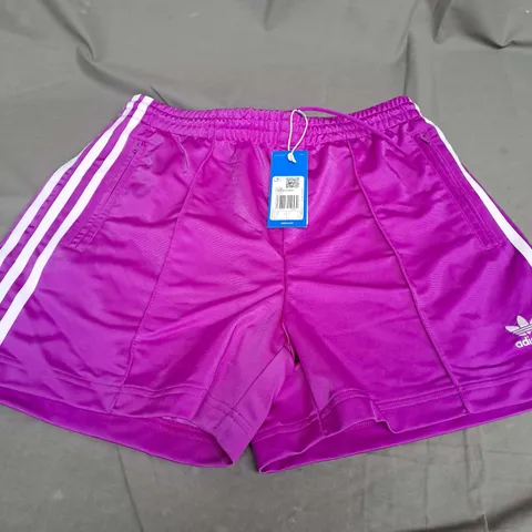 ADIDAS PURPLE SHORTS - UK SMALL