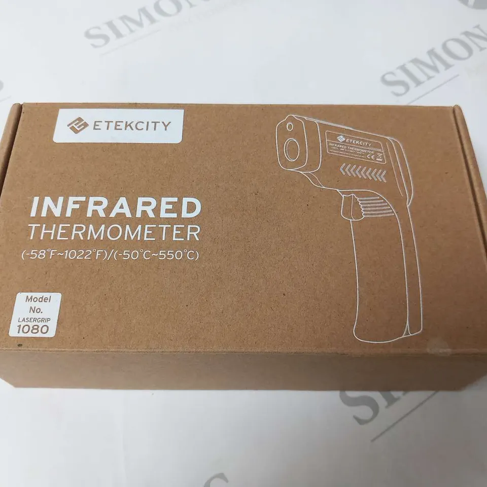 BOXED ETEKCITY INFRARED THERMOMETER LASERGRIP 1080