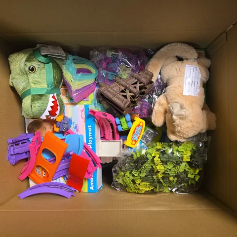 LARGE BOX OF ASSORTED CHILDREN'S TOYS 