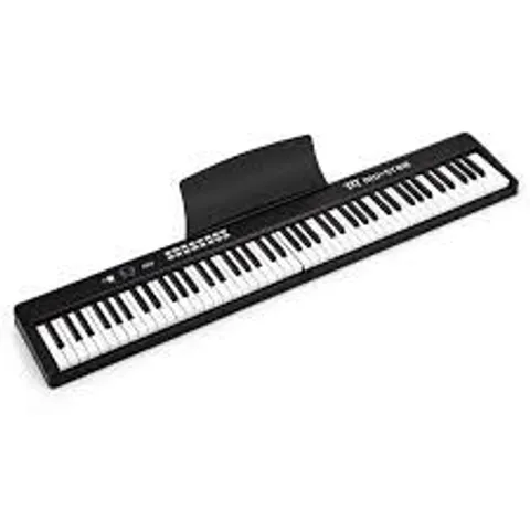BOXED 88 KEY SEMI - WEIGHTED FOLDABLE ELECTRIC PIANO WITH LIGHTED UP KEYS (1 BOX)