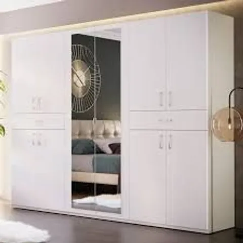 BOXED SERENADE MIRRORED WARDROBE (5 BOXES)