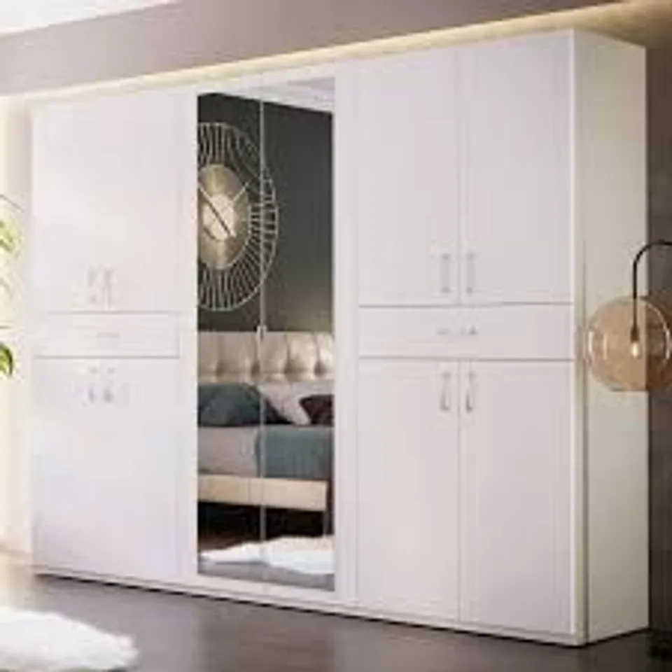 BOXED SERENADE MIRRORED WARDROBE (5 BOXES)