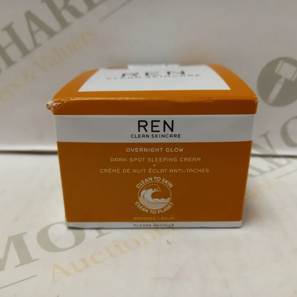 REN CLEAN SKINCARE OVERNIGHT GLOW DARK SPOT SLEEPING CREAM 50ML