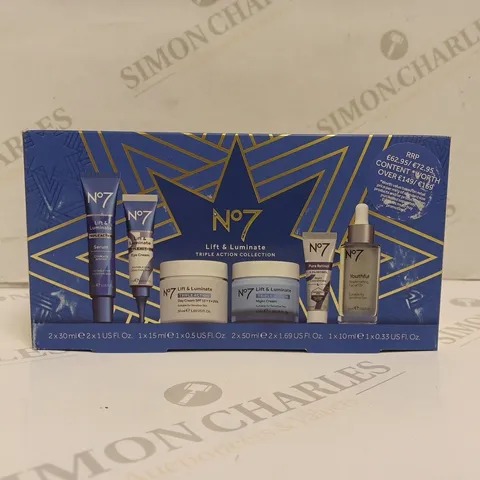 BOXED NO 7 LIFT AND LUMINATE TRIPLE ACTION COLLECTION 