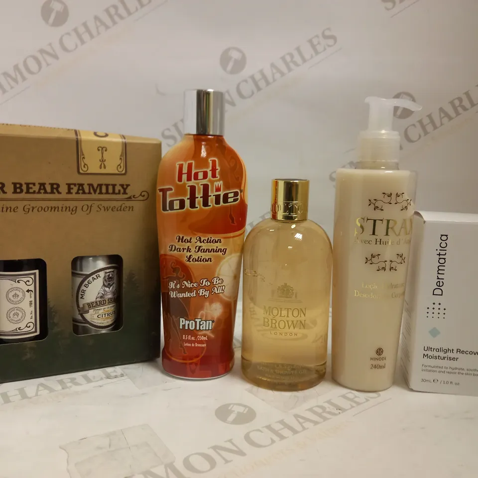 LOT OF APPROXIMATELY 20 ASSORTED HEALTH & BEAUTY ITEMS, TO INCLUDE DERMATICA, MR BEAR FAMILY, STRAX, ETC