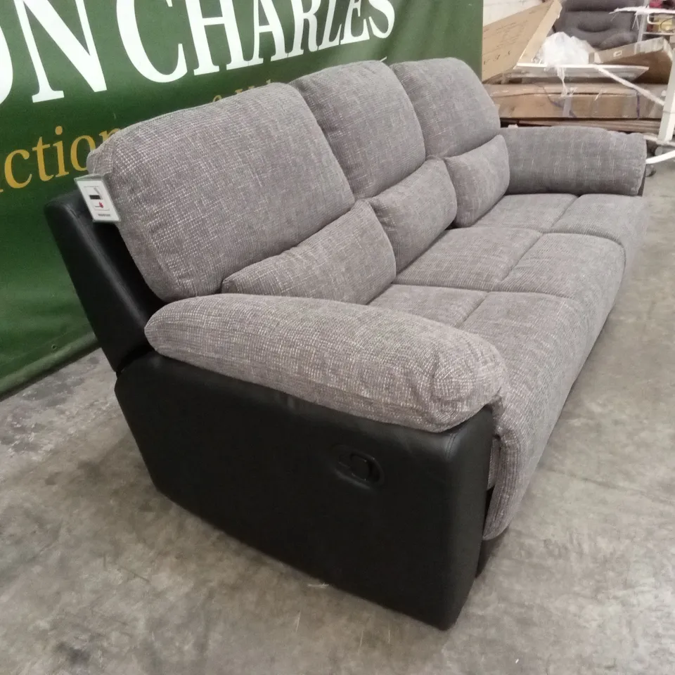 SANTORI 3 SEATER HIGH BACK RECLINER SOFA RRP £849