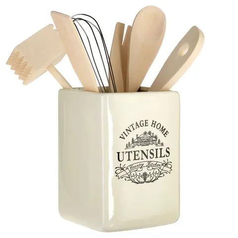 BOXED CERAMIC/PORCELAIN SQUARE UNTENSIL