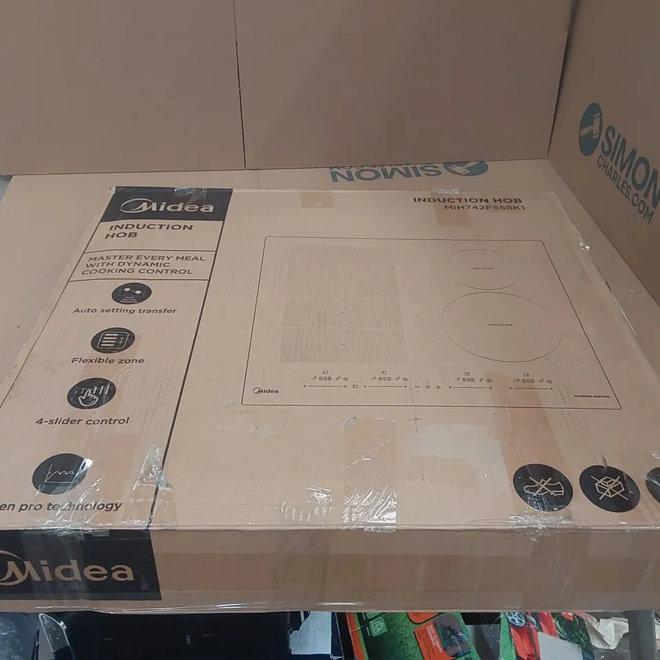 BOXED MIDEA MIH742F558K1 INDUCTION HOB
