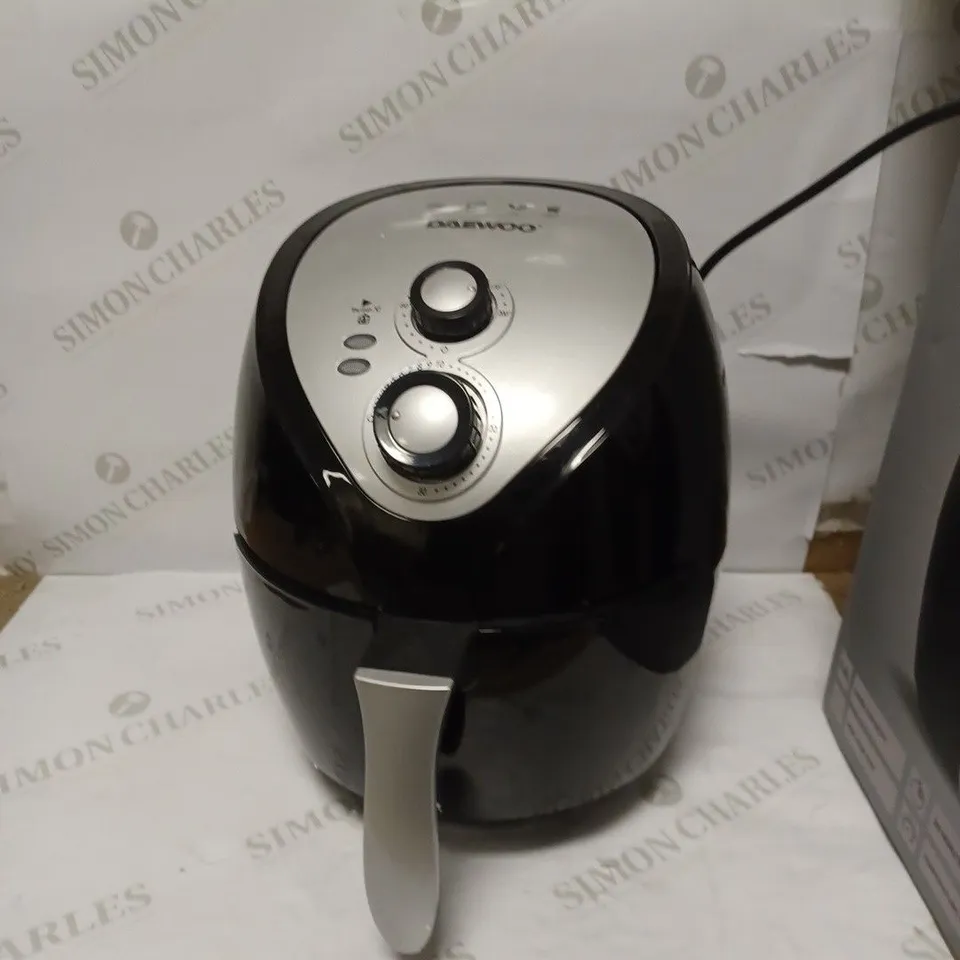 DAEWOO FRYER WITH RAPID AIR FLOW CIRCULATION, - BLACK, SILVER