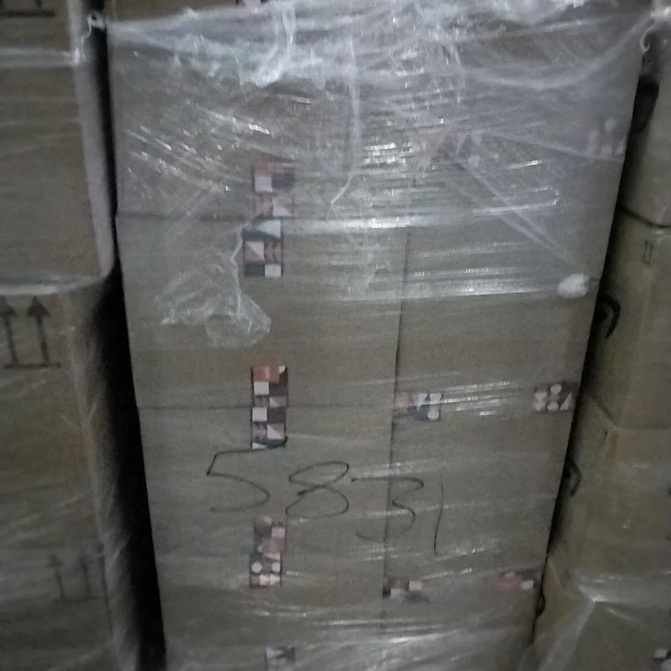 PALLET OF ASSORTED ITEMS INCLUDING BE CURIOUS NOTEBOOK, 6PCS BRUSH SET, 6PC FOAM FILTERS, CACTUS PRINT PET COLLAR, KOPPARBERG GLASS, REFRIGERATOR STORAGE BOXES