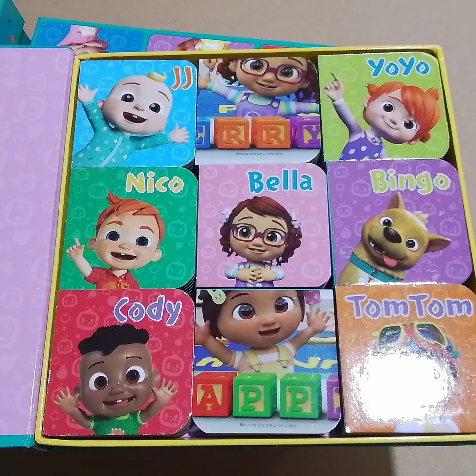 LOT OF 10 COCOMELON JJ & FRIENDS BOX OF BOOKS