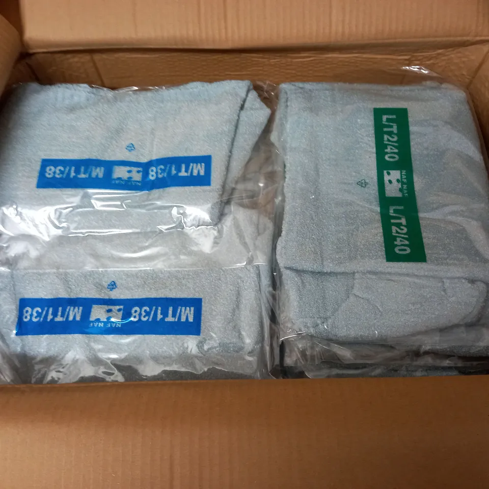 LARGE QUANTITY OF BLUE SQUARE NECK NAF NAF JUMPERS - SIZE UNSPECIFED