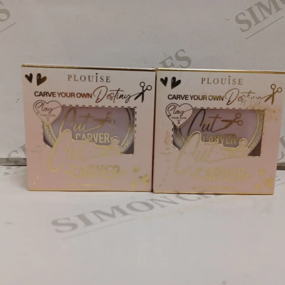 BOX OF 2 PLOUISE BEAUTY PRODUCTS TO INCLUDE X2 CUT CREASE REMOVER. 