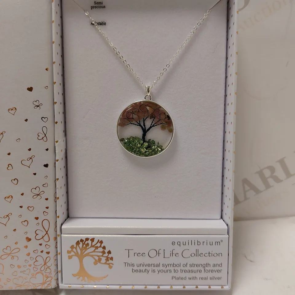 EQUILIBRIUM TREE OF LIFE SILVER NECKLACE 