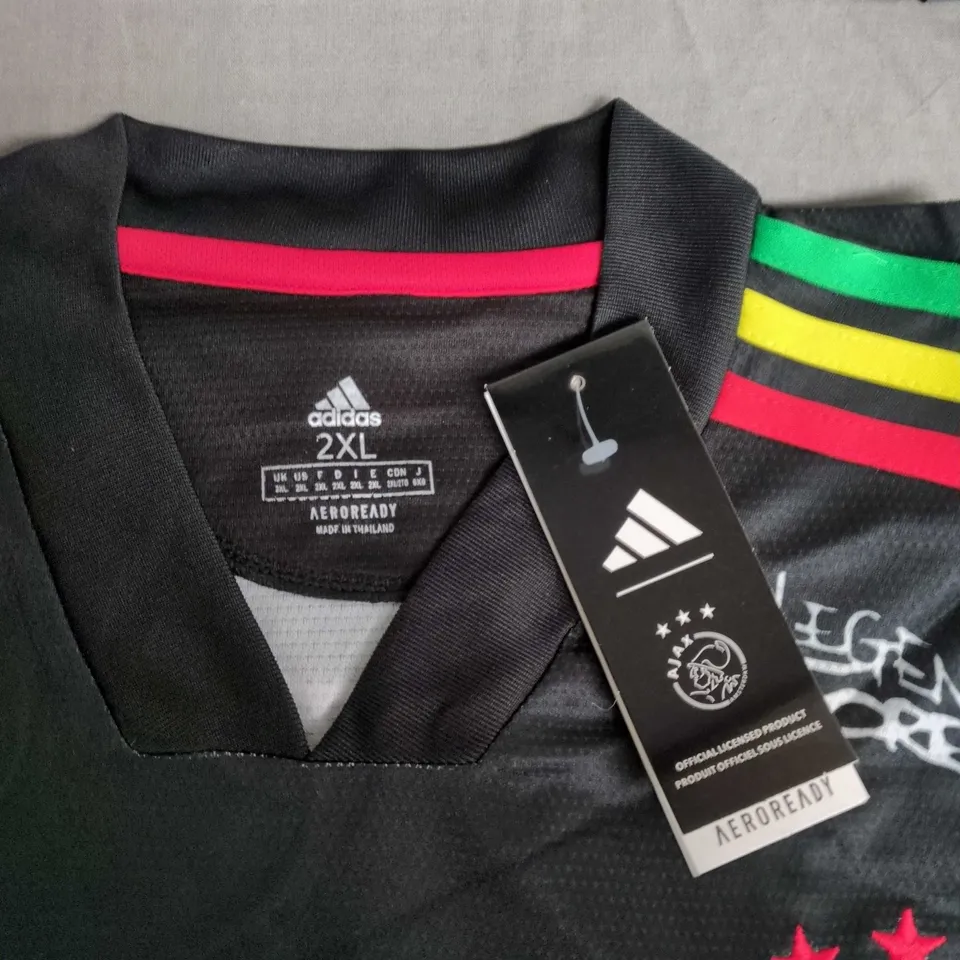 AJAX AMSTERDAM ADIDAS FOOTBALL SHIRT – UK XXL (2XL) AEROREADY, ZIGGO SPONSOR