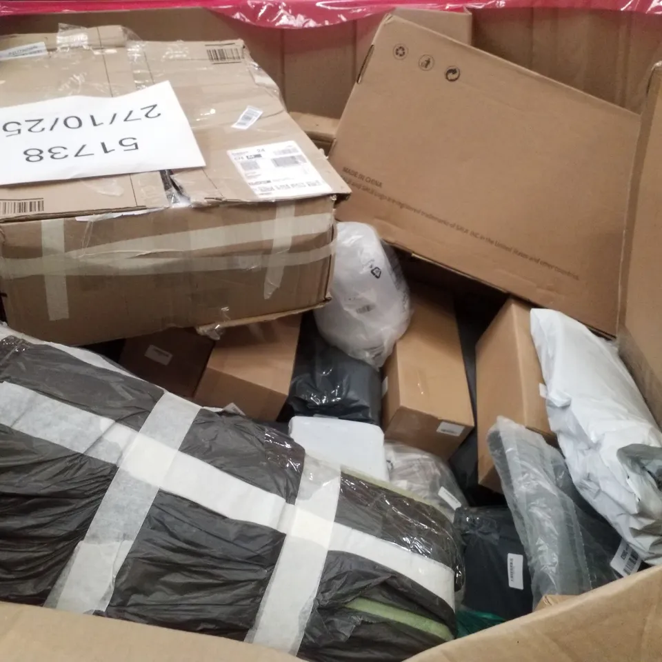 PALLET CONTAINING ASSORTED PRODUCTS INCLUDING PET DOOR, SHOE RACK, WALL MOUNTED CAT ROOM, KIDS SUITCASE & RUCKSACK