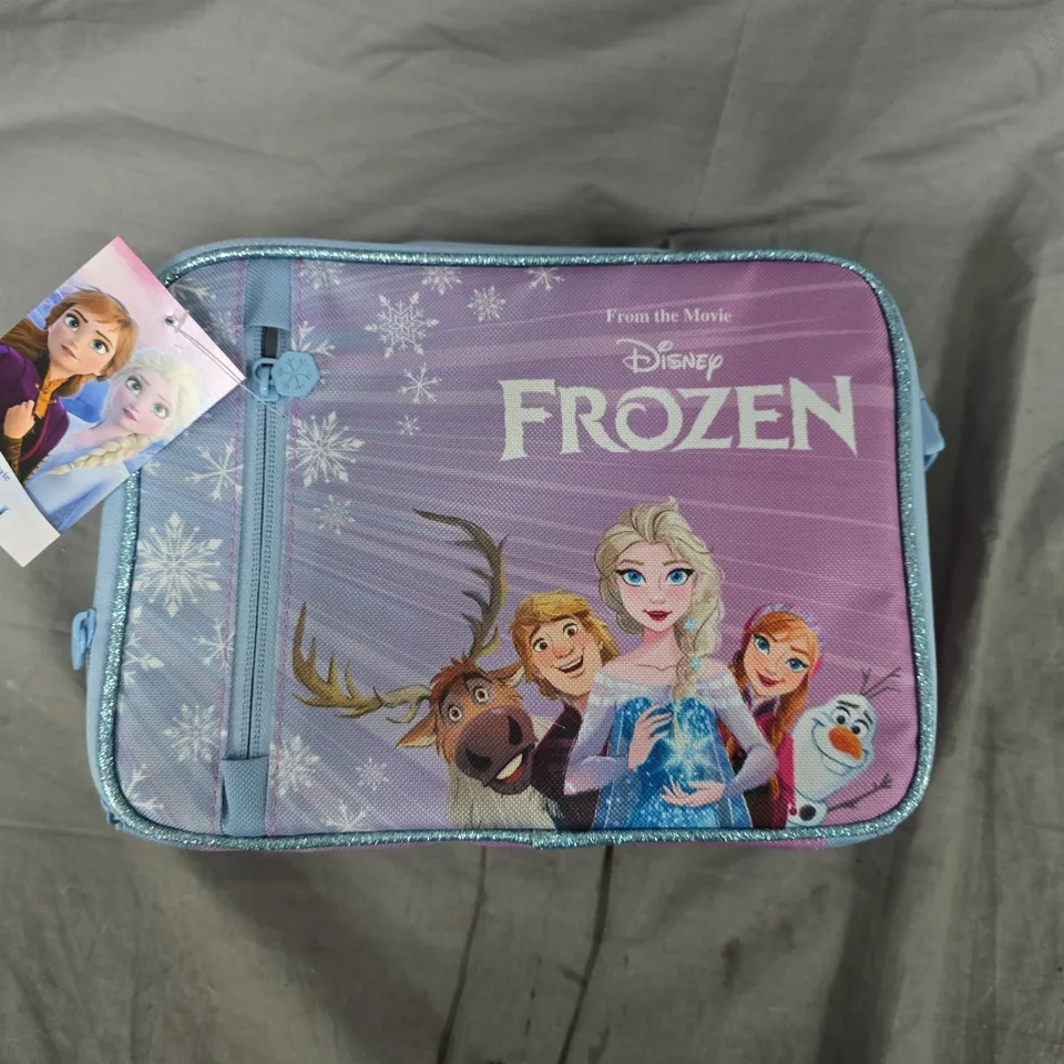 DISNEY FROZEN PENCIL CASE – PURPLE ZIP BAG WITH ELSA & ANNA DESIGN