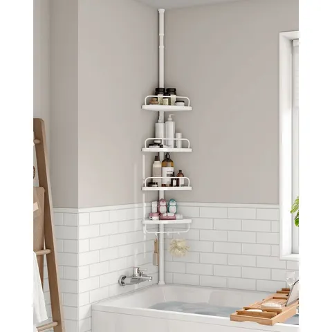 BOXED STUDDARD TENSION POLE SHOWER CADDY