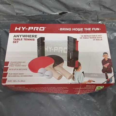 HY-PRO ANYWHERE TABLE TENNIS SET