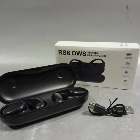 BOXED RS6 OWS SPORTS WIRELESS EARPHONES