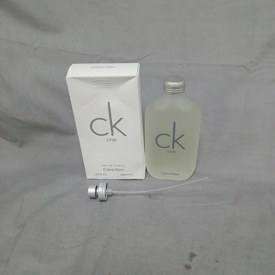 CK ONE 200ML EAU DE TOILETTE RRP £70