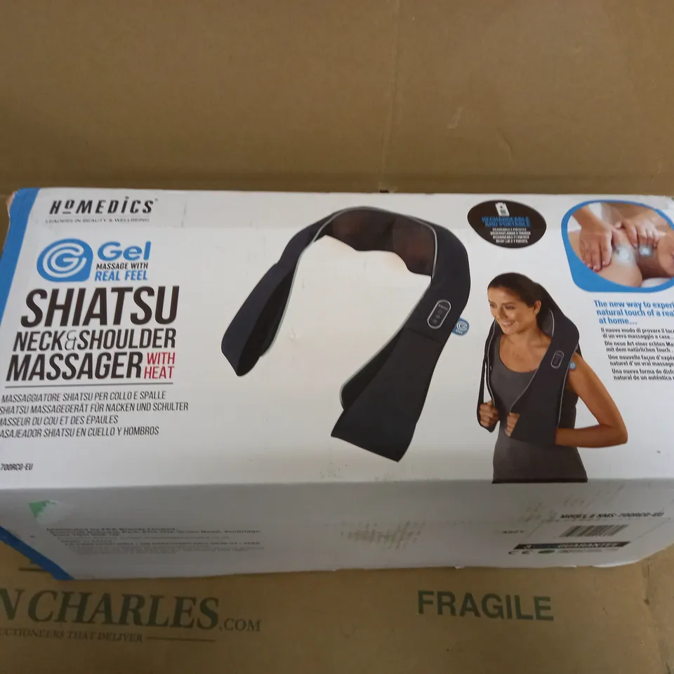 HOMEDICS SHIATSU NECK&SHOULDER MASSAGER WITH HEAT 