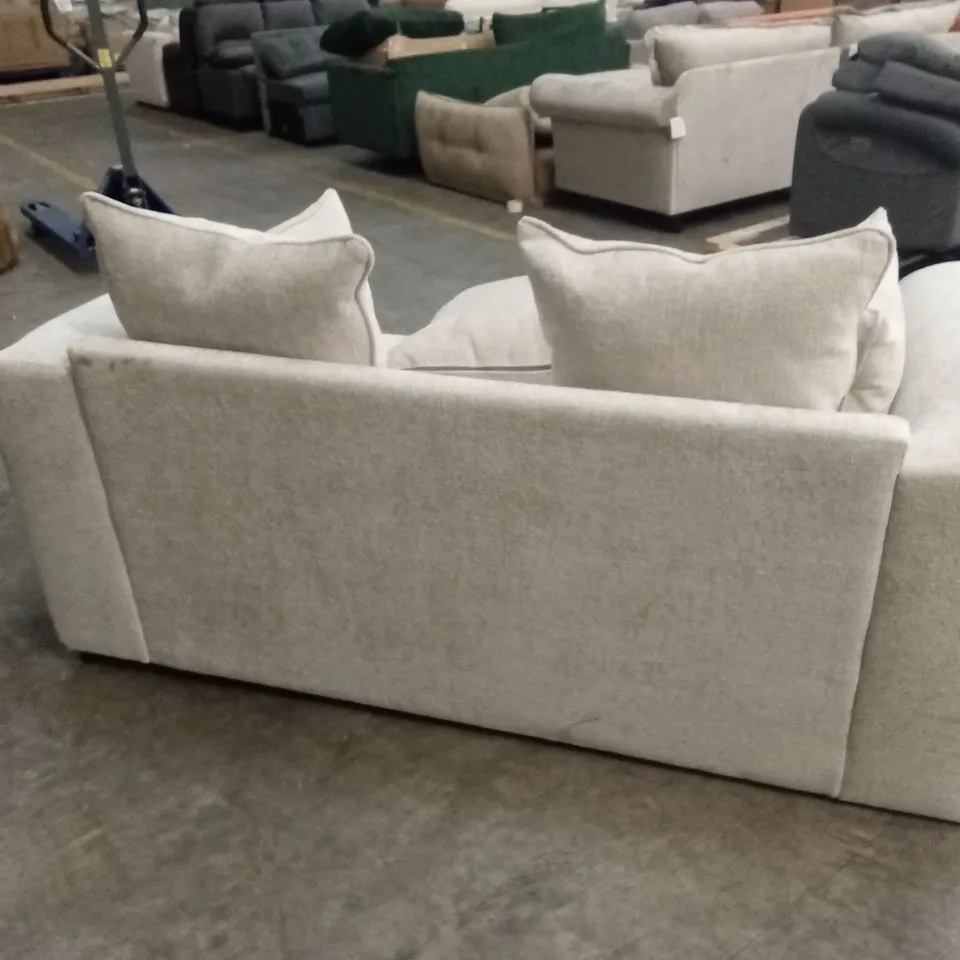 SOHO FABRIC 2 SEATER SOFA - NATURAL RRP £749