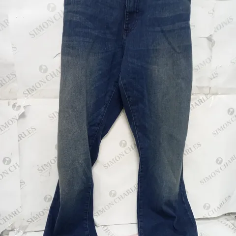 LAMBRETTA NAVY STRAIGHT LEGGED JEANS - SIZE 34R