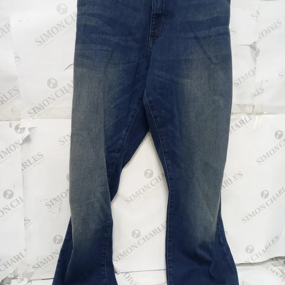 LAMBRETTA NAVY STRAIGHT LEGGED JEANS  - SIZE 34R