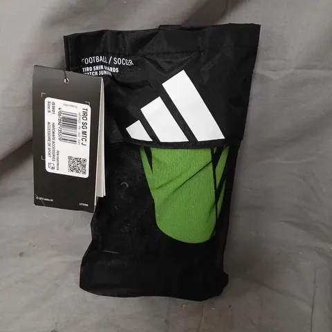 ADIDAS TIRO SHIN GUARDS – BLACK/GREEN (FOOTBALL)