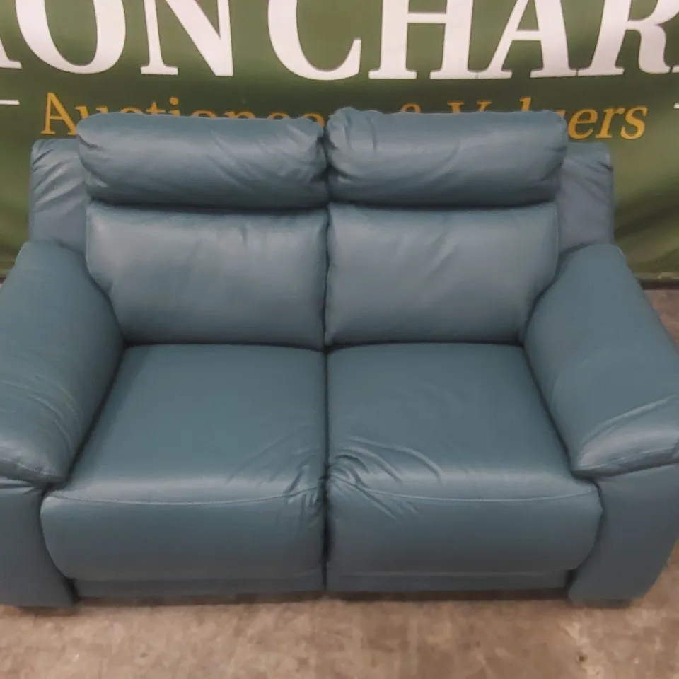 QUALITY DESIGNER LAYAHNA 169CM GENUINE LEATHER PILLOW TOP ARM RECLINING SOFA