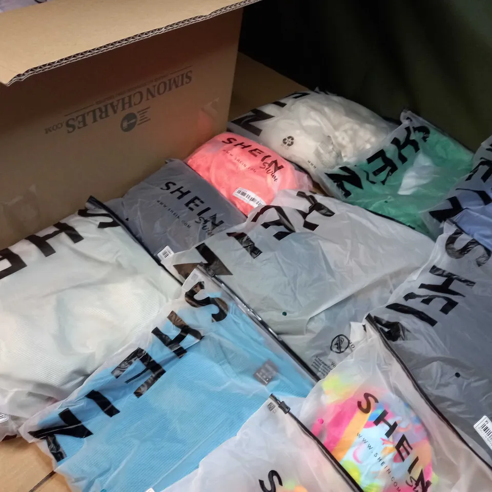 LOT OF APPROX 15 ASSORTED BAGGED SHEIN PRODUCTS