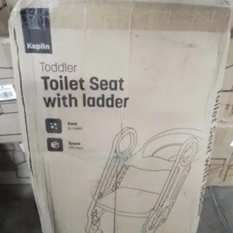 BOXED TODDLER TOILET SEAT WITH LADDER