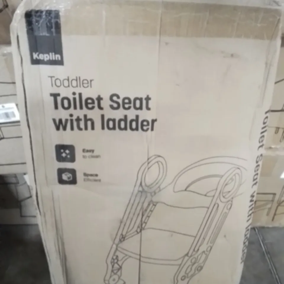 BOXED TODDLER TOILET SEAT WITH LADDER