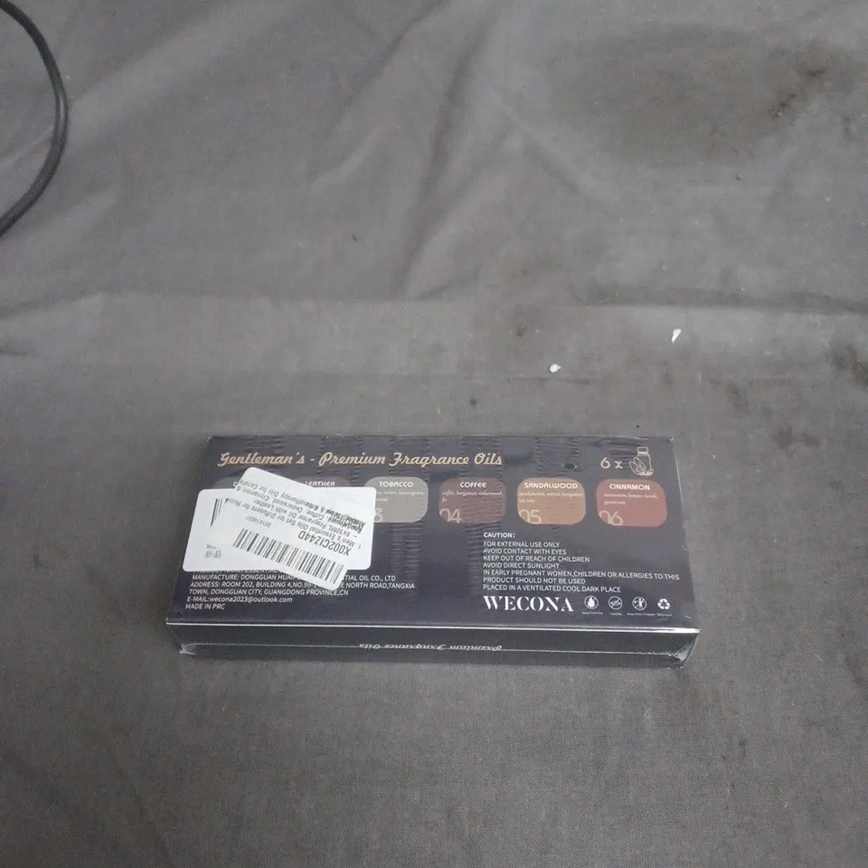 GENTLEMEN'S PREMIUM FRAGRANCE OILS – 6 X OILS GIFT SET