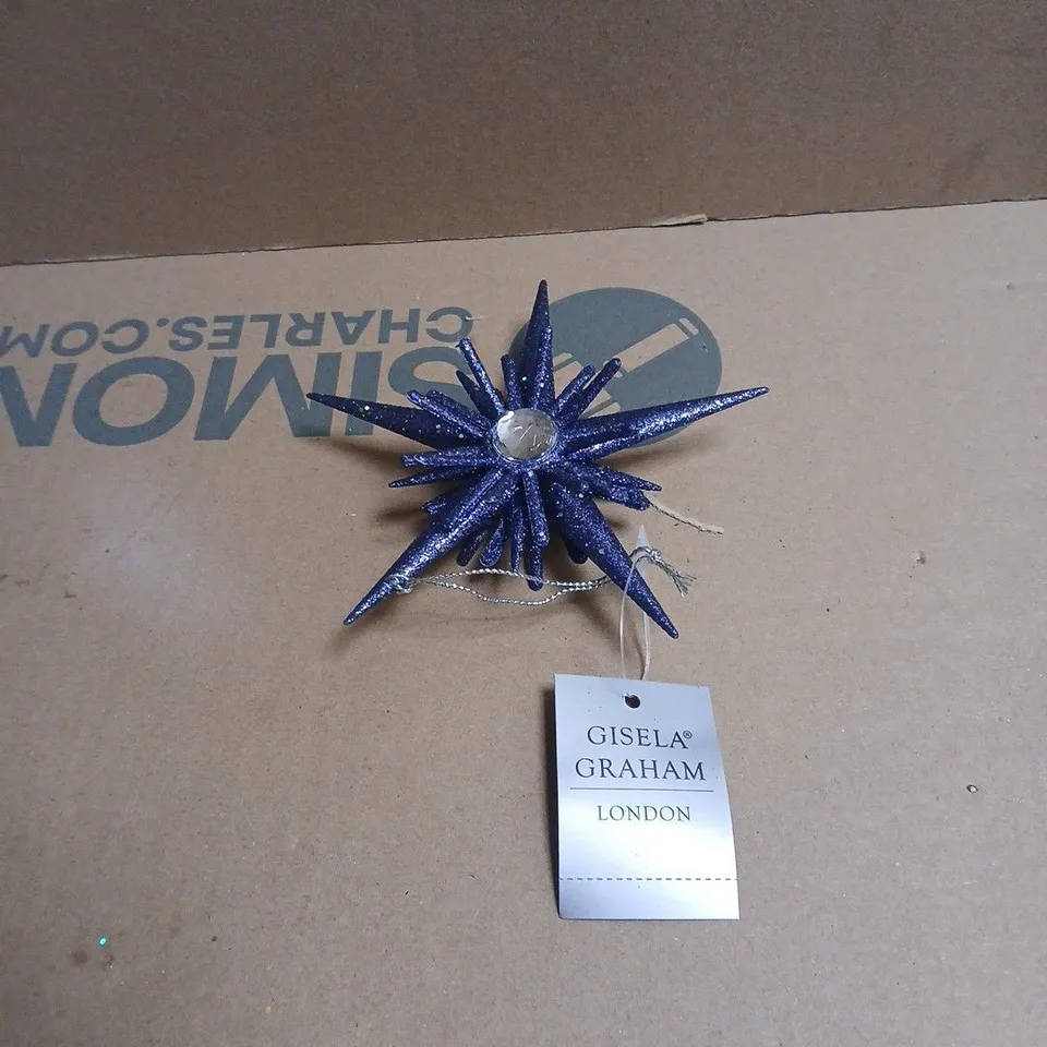 BOX OF APPROXIMATELY 22 GISELA GRAHAM STAR HANGING DECORATIONS