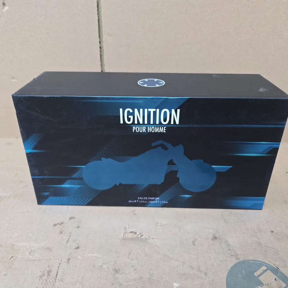BOXED IGNITION POUR HOMME DUO (MOTORBIKE DAY 50ML & MOTORBIKE NIGHT 30ML)