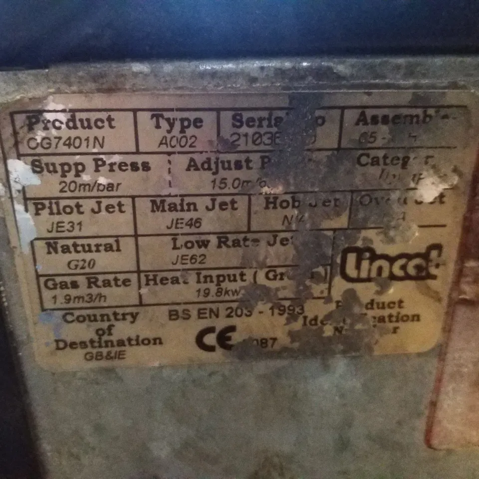 LINCAT OPUS 700 PROPANE GAS CHARGRILL OG7401