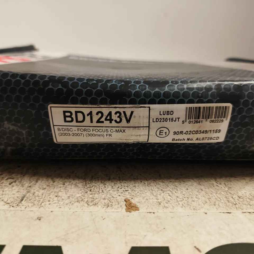 ABTEX BD1243V BRAKE DISC – FORD FOCUS C-MAX (2003–2007) 300MM FRONT